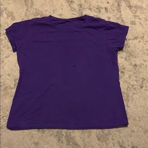 Plain purple tee